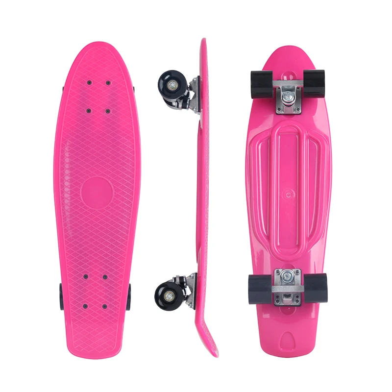 Hot sale 27 inch plastic skateboard penny board with PU wheel