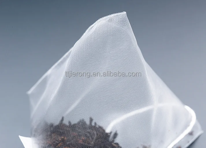 Высококачественный чайный пакетик, оптовая продажа, нейлоновый цветочный чайный пакетик, фильтровальная бумага, нейлоновый чайный пакетик в виде пирамиды, можно настроить