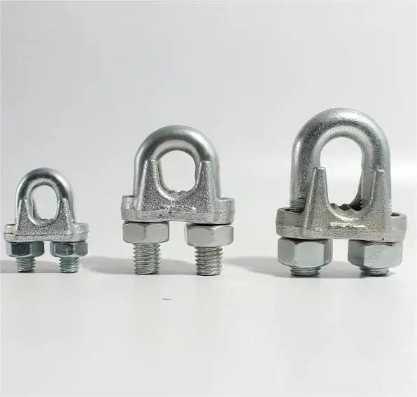 wholesale support electric galvanized wire rope clips for lifting connecting