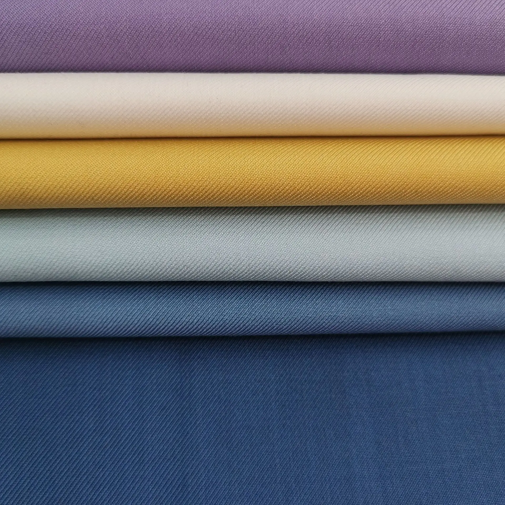 TR fine twill 360g high-end suit student school uniform fabric long pants JK uniform pleated skirt material