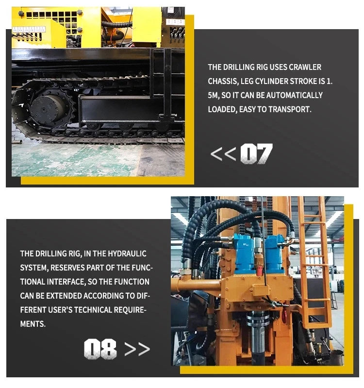 600m deep water well drilling rig