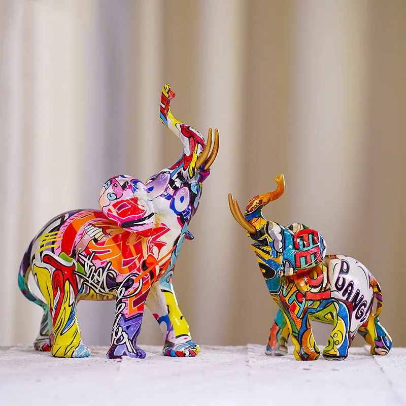 Hot Selling Nice Design Resin Elephant Statue