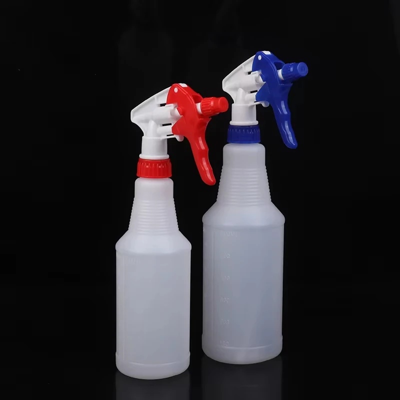 HDPE 500ML 750ML 1Liter Plastic Cleaning Bottle Portable Spray Bottle Car Washing Refillable Atomizer Multipurpose Gardening