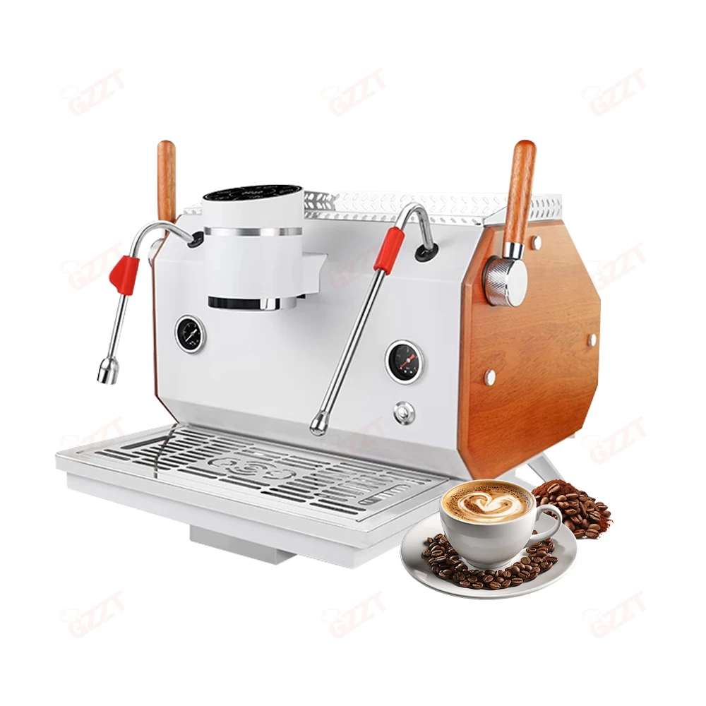 Semi-automatic Professional Two Boilers T3 Heating Copper Pipe Commercial Cafe Cafeteras Tea Espresso Teapresso Coffee Machine