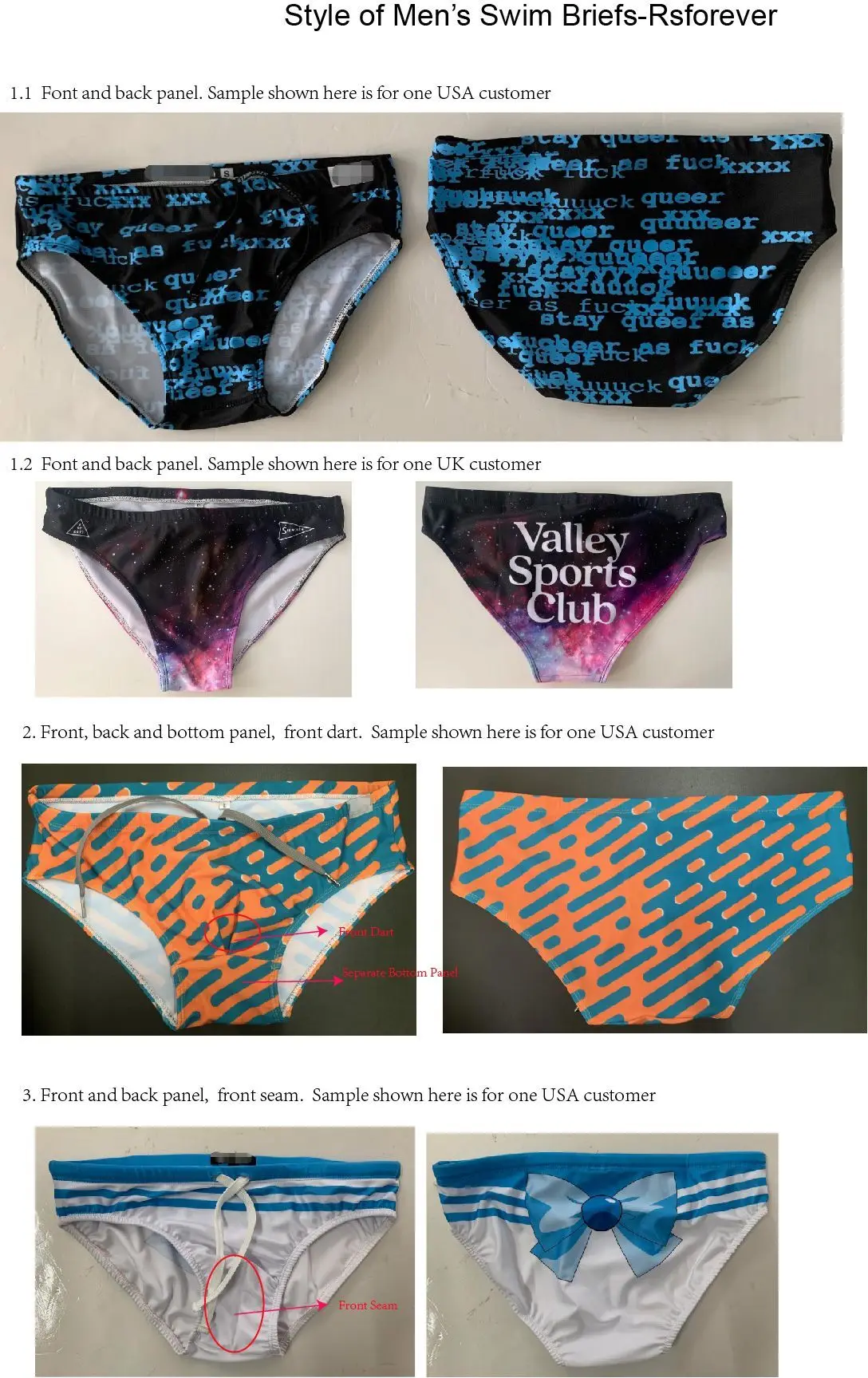 swim briefs styles