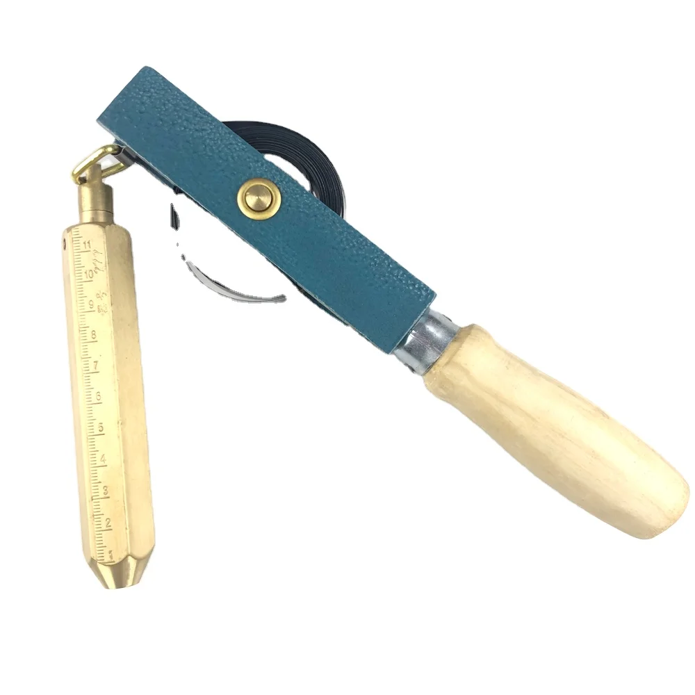 wooden handle carbon steel oil tank tape, water tank tape