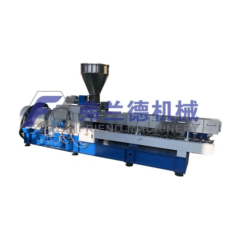 Пластиковая, полипропиленовая/полиэтиленовая, совместное вращение WPC, Экструзионная линия для гранулирования древесины