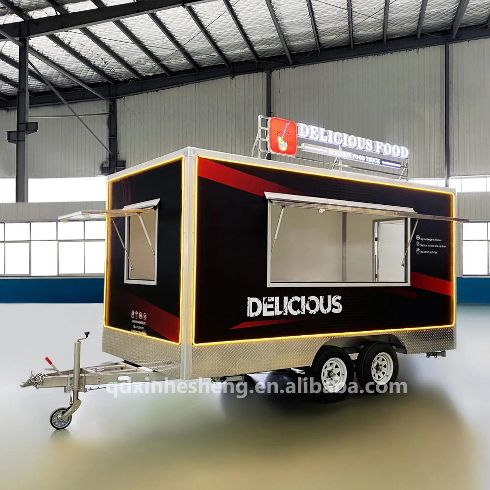 Coffee/pizza Trailer Snack Trailer Food Cart Camping Trailer food truck food cart for sale