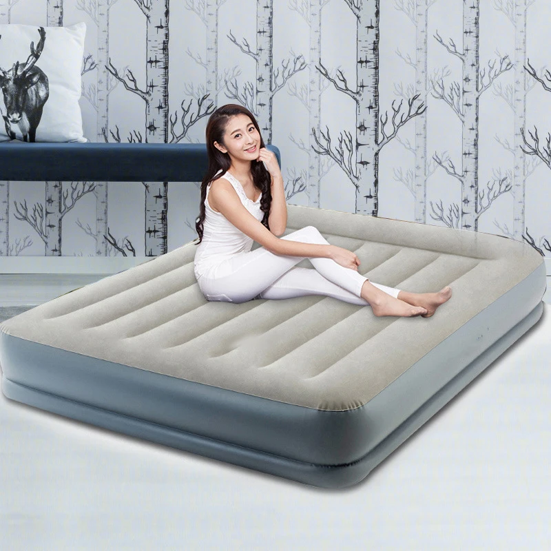 China manufacturer cheap high quality online order double queen size airbed mattress inflatable air bed mattresses in a box