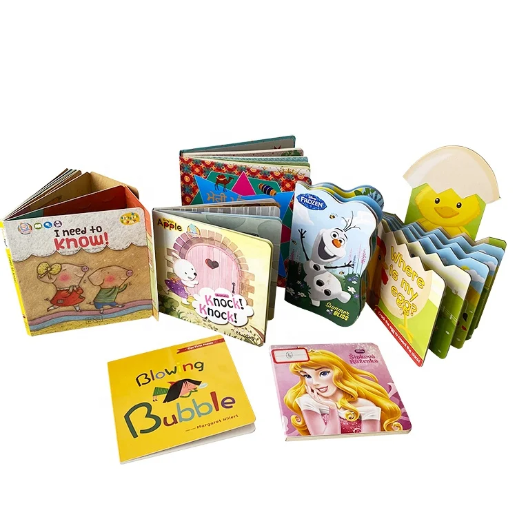 
children book die cut custom 