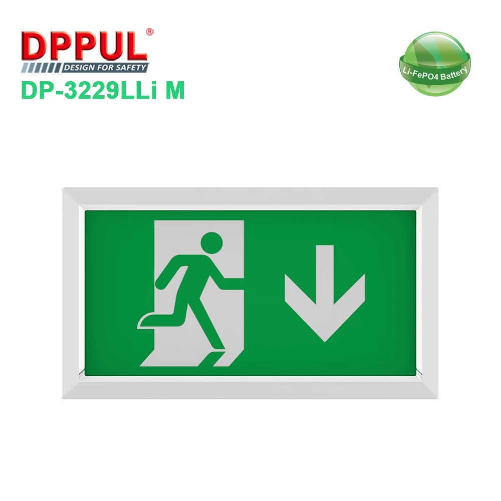 Exit Sign Emergency Light Box Factory Wholesale Customized Exit Sign Emergency Light Box Corridor IP40 Exit Sign Emergency Light