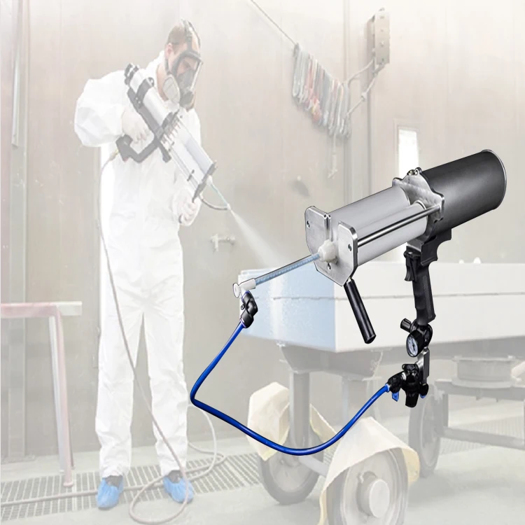 Пневматический ДВУХКОМПОНЕНТНЫЙ ПОЛИУРЕТАНОВЫЙ водонепроницаемый распылитель горячая распродажа