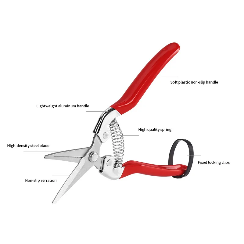 Hot Sale Household Scissors Colorful Scissors Floral Cutter Garden Scissors