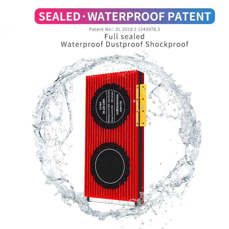 Daly Lifepo4 bms 4s 12V 100a waterproof battery pack management system for E-motor or Storage