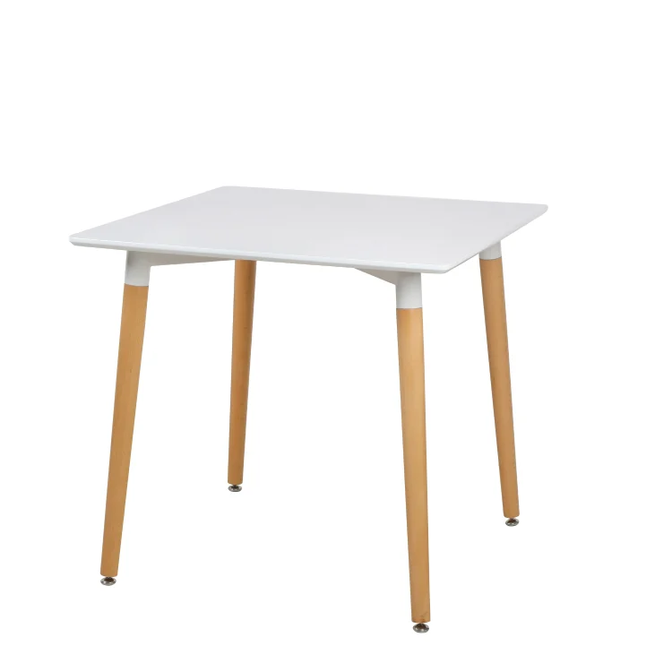 Elegant Quality Assurance Wood Modern White Dining Table