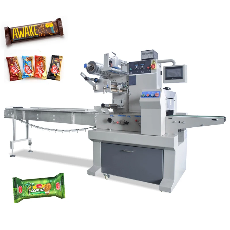 
Automatic Induction Bag Length Servo control manual chocolate bar packaging heat seal machine 