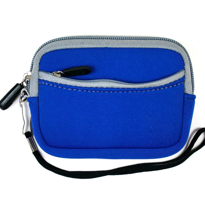 Soft Neoprene Zipper Sleeve For GPS, Flash Drive, Power Bank, USB Cable  Neoprene Mini Pouch Promotion Coin Purses