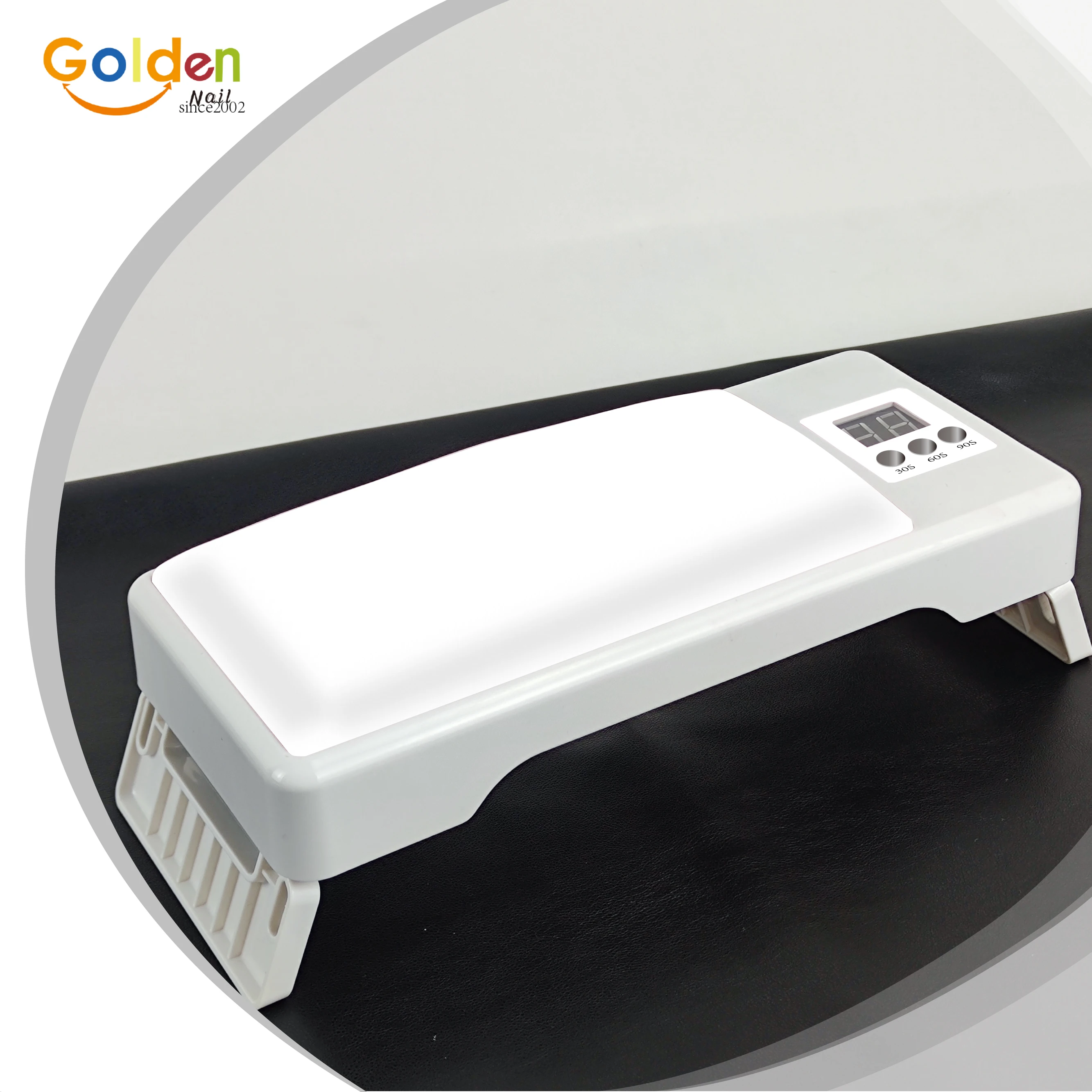 Nail Hand Rest UV Light Digital Display Foldable Timer Quick Drying Manicure Hand Pillow Phototherapy Lamp for Home Use