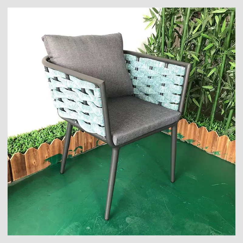 Foshan Outdoor Creative Nordic Modern Single Sofa Set Modern Rattan Chair for Balcony Garden Courtyard Leisure Garden Furniture