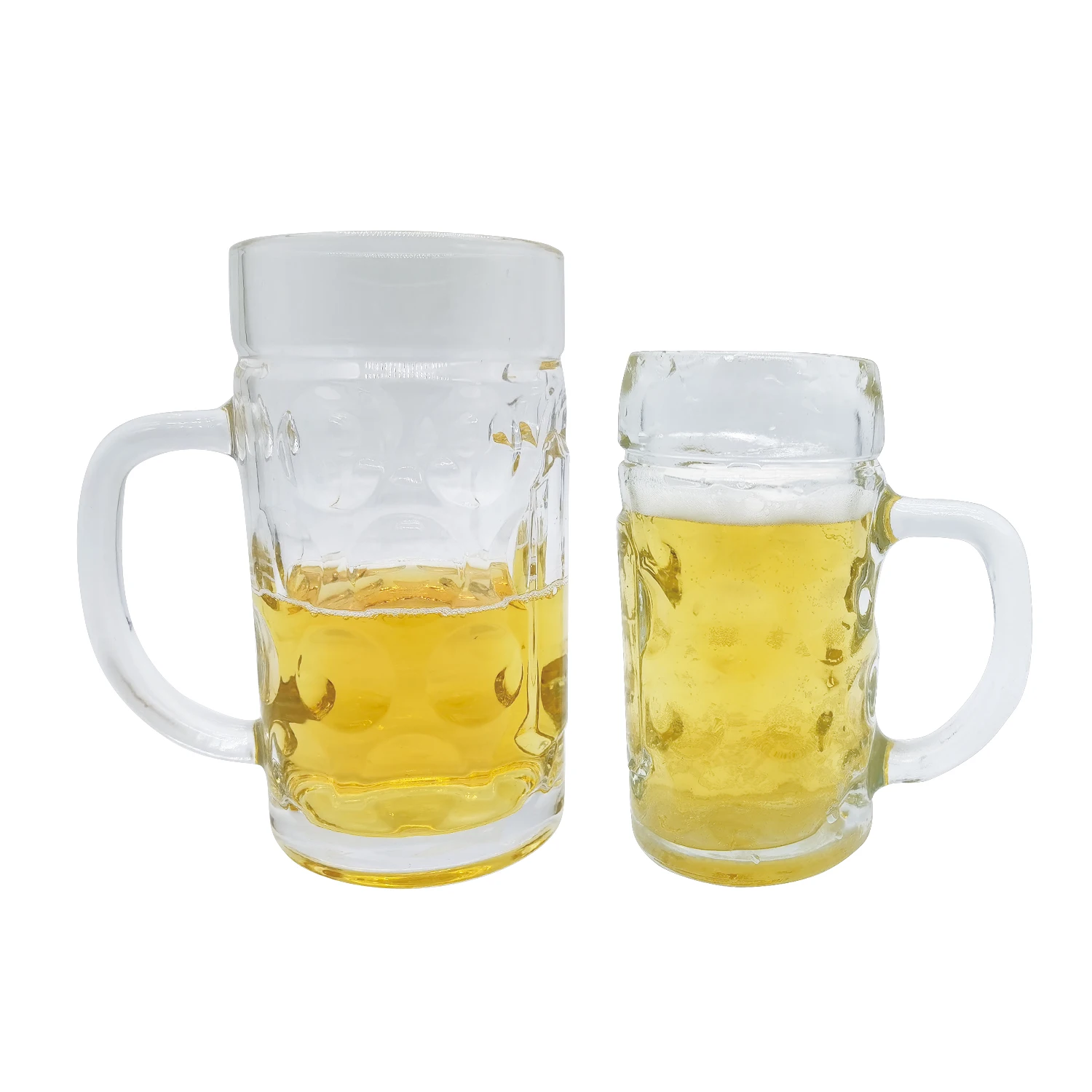 German popular 1000ml beer glass mug with handle