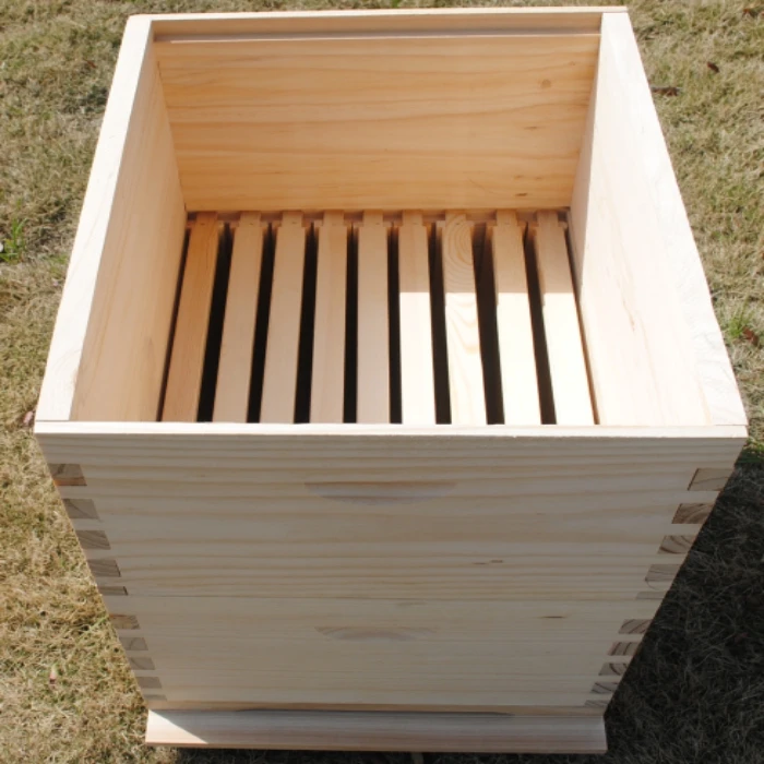 
High Quality Wood Australian Bee Hive with Frame for Beekeeping Equipment Double 10F Full Depth Australian Beehive 