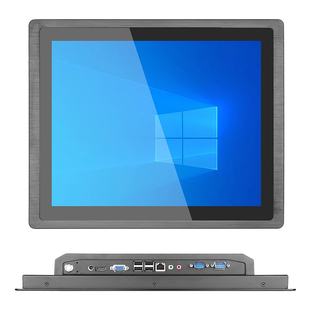 Dual Lan, 4 Lan ,Rich USB 3.0 15 Inch Front Panel Mount wall mount Industrial Computer Panel PC