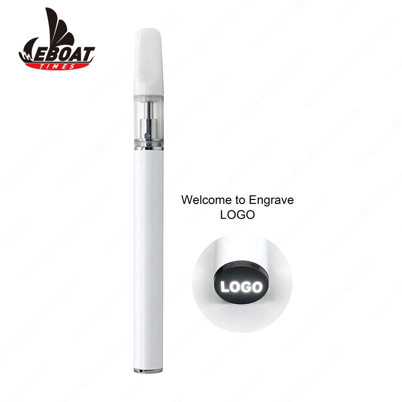 Wholesale ceramic 0.5ml cartridge vaporizer empty disposable rechargeable vape