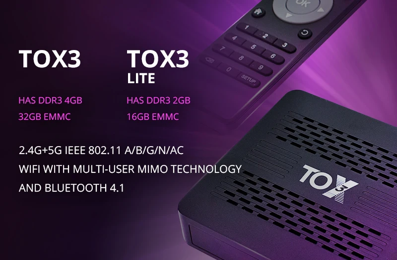 ТВ-приставка Ugoos TOX3 S905X4 4 + 32 ГБ Android 11 Wi-Fi 2 4/5 ГГц 1000 м LAN