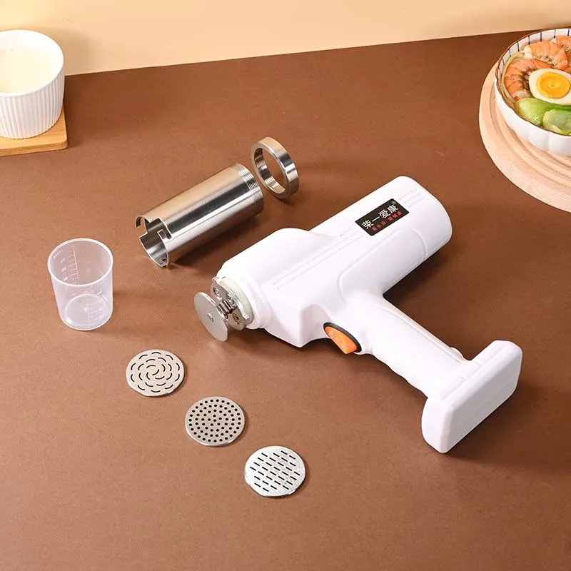 Automatic Stainless Steel Hand Crane Spaghetti Fettuccine Noodle Dough Press Machine Pasta Maker Machine Noodles Press Machine