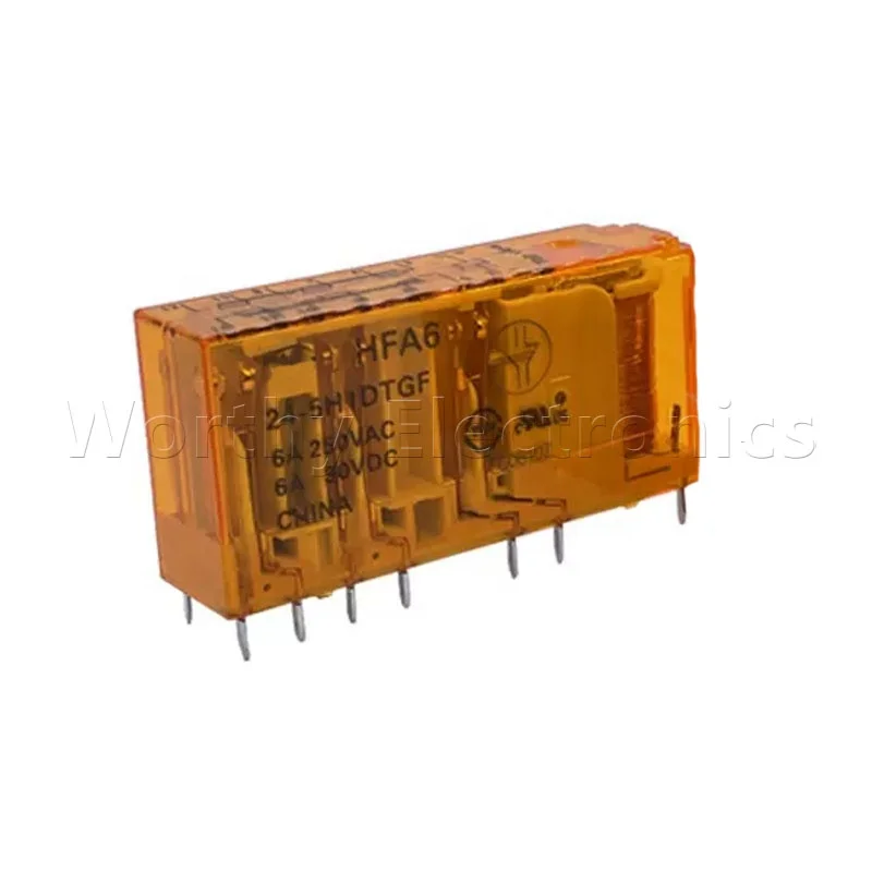 WGZX Electronic component safety relay 24VDC 6A 14PIN DIP HFA6/-5H1DTGF module