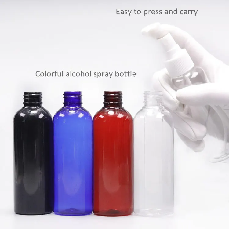 PET Portable detergent empty plastic spray bottles 100 ml hand wash fine mist Fragrance PP spray bottle