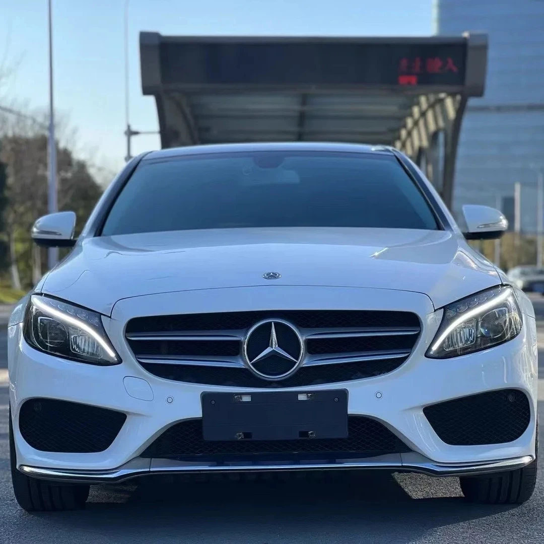 Wholesale Cheap Price Mercedes Benz 2018 C 200L 2.0T Second Hand White Used Cars mercedes-benz vehicle for sale