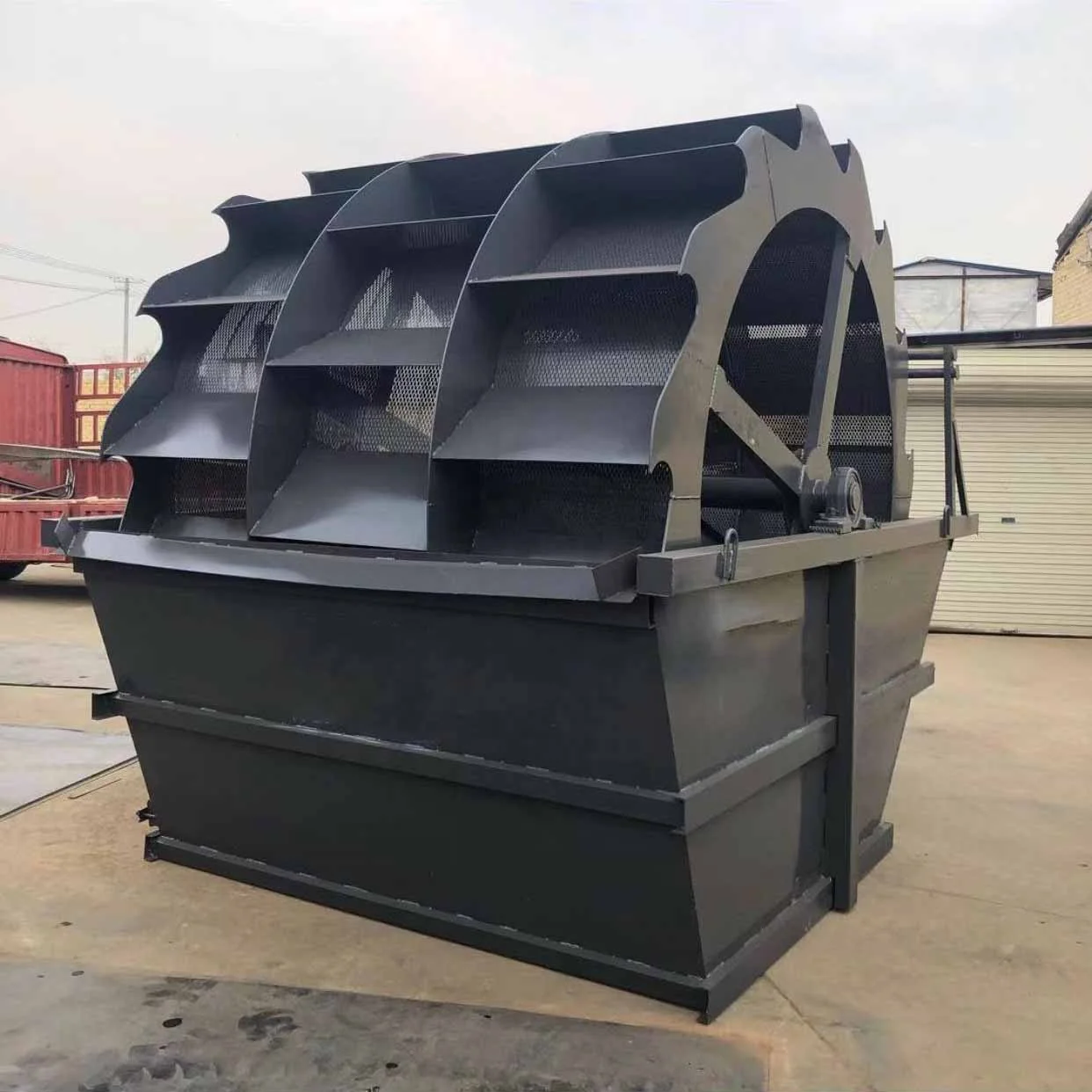 Mine tailings sand washer Long service life Small size sand washing machine