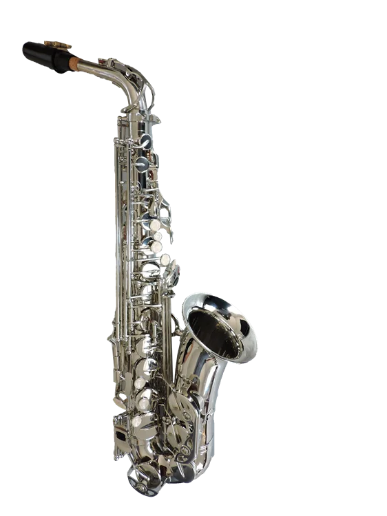 Fashion Embossing Private High-end Customization New Type Silver Alto Saxophone