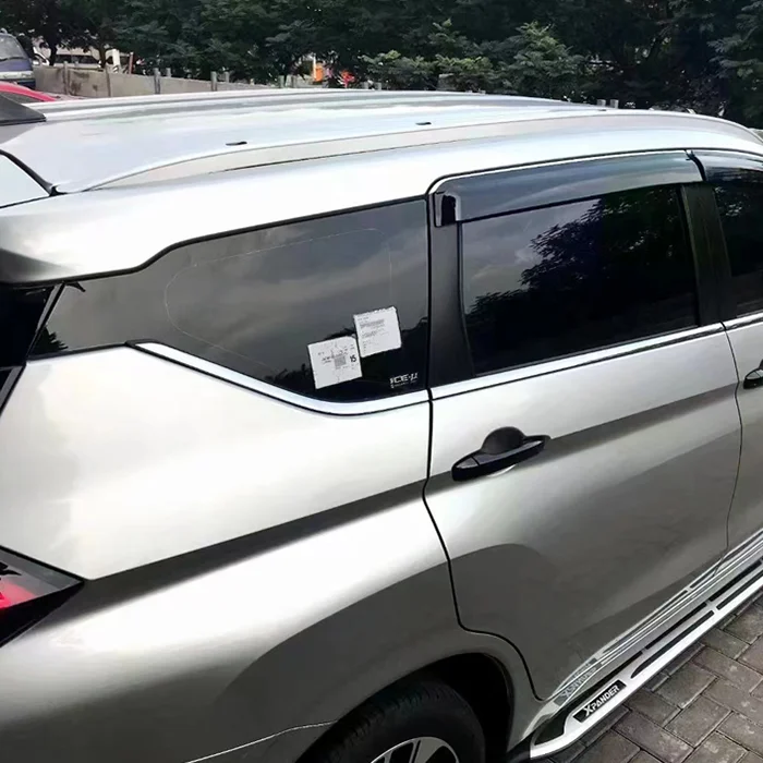 Современный Серебристый Алюминиевый Автомобильный багажник на крышу для MITSUBISHI Xpander Европейская версия