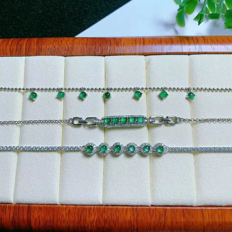 Сертифицированный класс A Jadeite 18K инкрустированный Будда Гуаньинь Ruyi кулон нефритовый изумрудные украшения