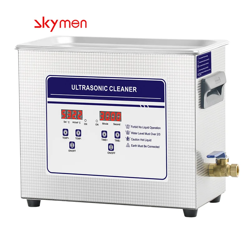 
 6.5L 031S ювелирный Ультразвуковой очиститель, водяная ванна с цифровым таймером и ванна для очистки крышек  