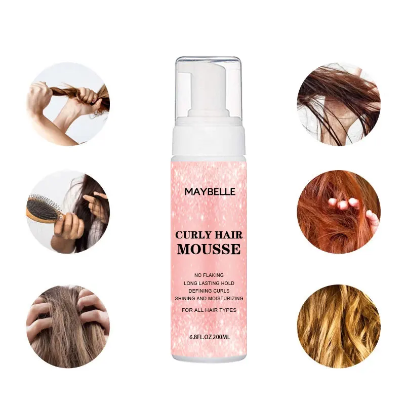 Hot selling Hair strong Mousse Hair Mousse For Curly Hair