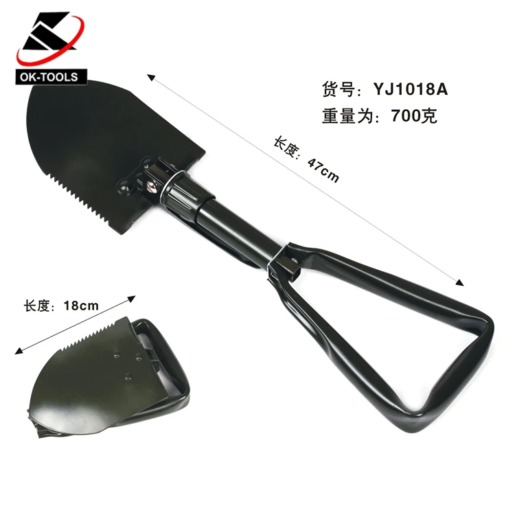  Складная лопата Kraftwelle OK-TOOLS YJ1018A складная с функцией