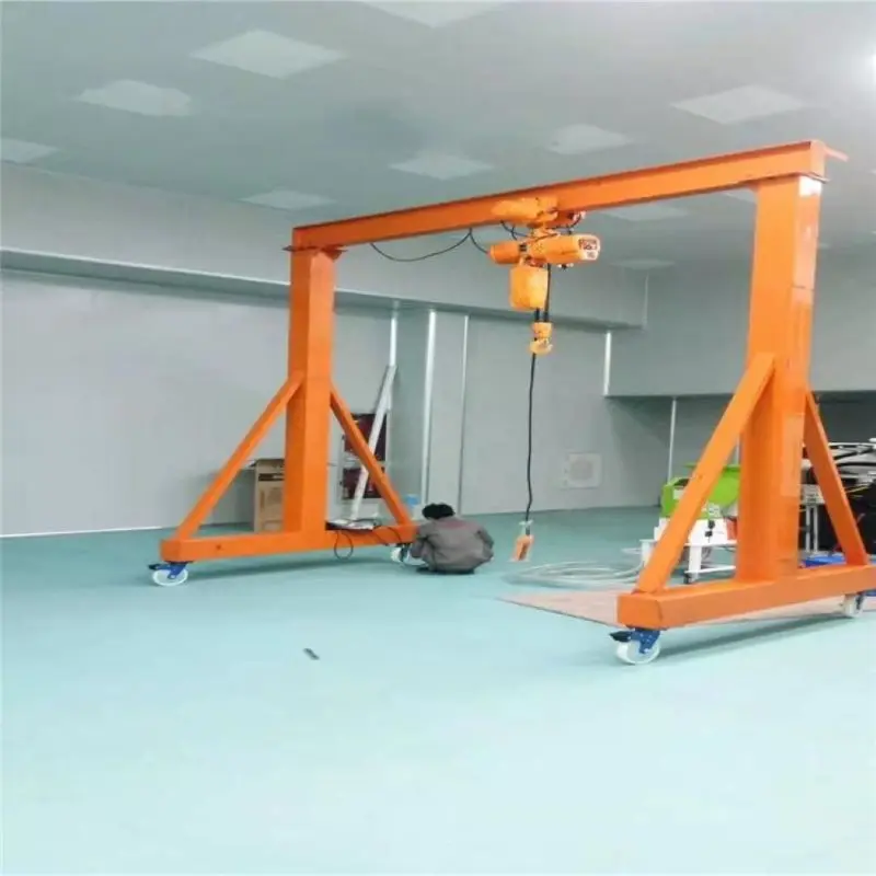 Small Loading Anti-rust marine aluminum Gantry Portal Crane indoor mobile gantry crane Price