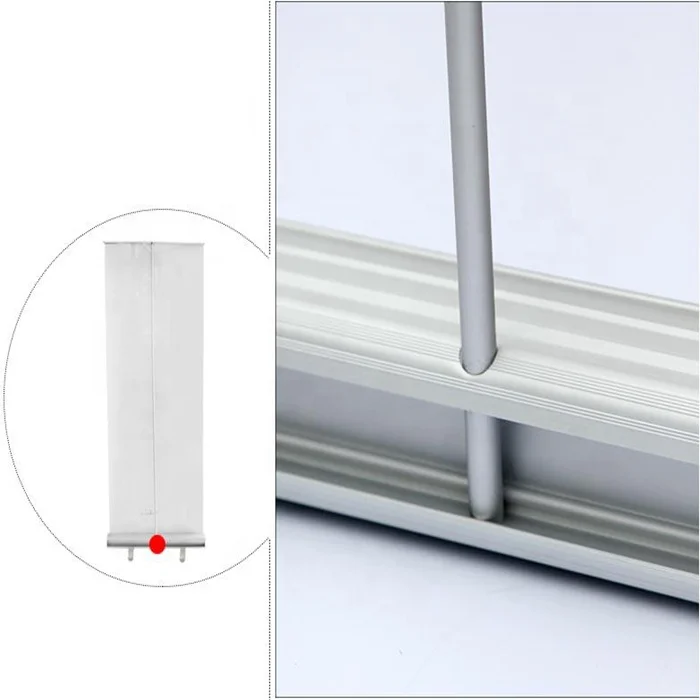portable advertising roll up banner stand aluminium 85x200cm