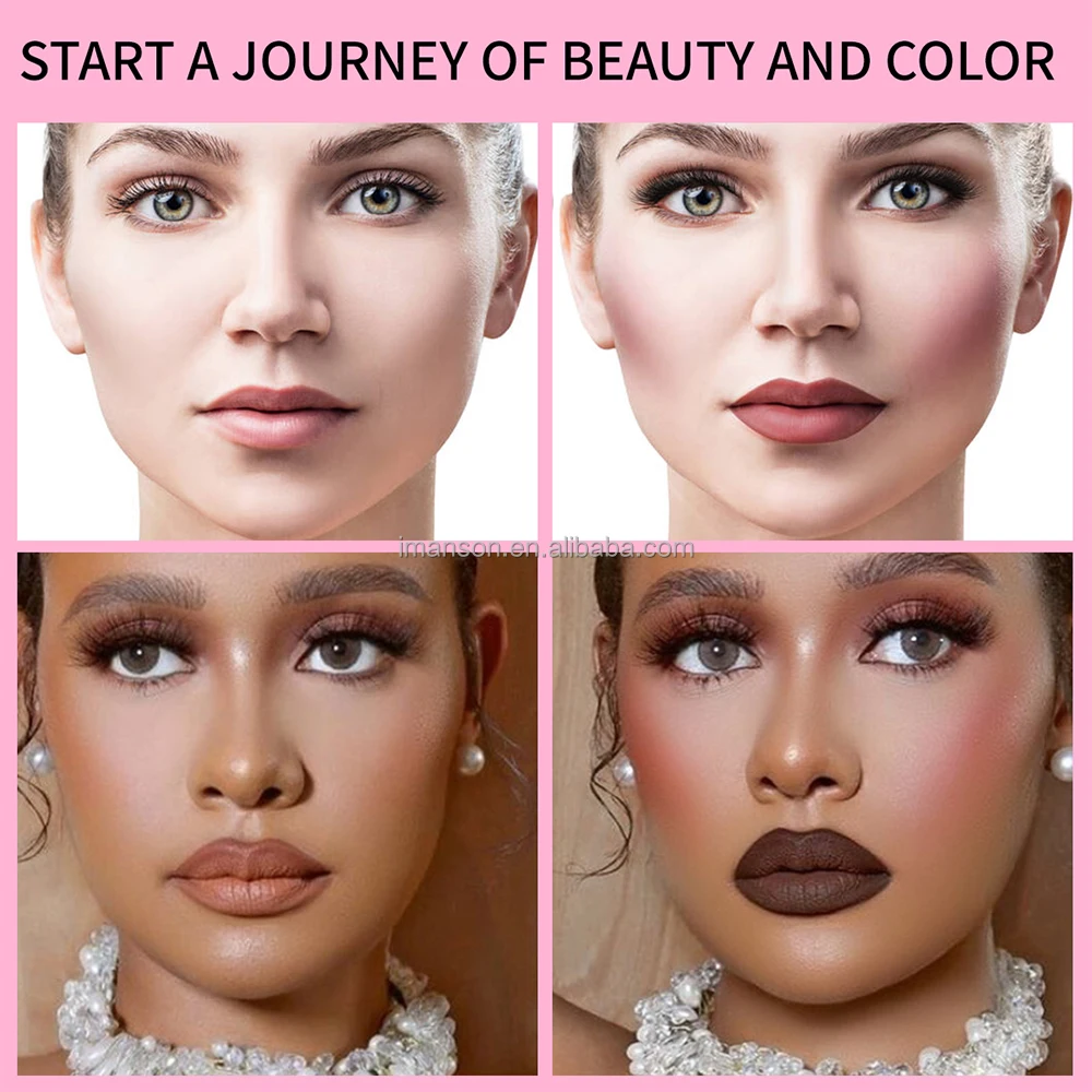Wholesale 5 Color Single Cream Blusher Make up Blush Customized Private