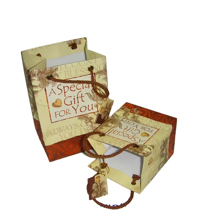 Hot sell Christmas design bag gift, Christmas kraft bag Holiday gift paper bag