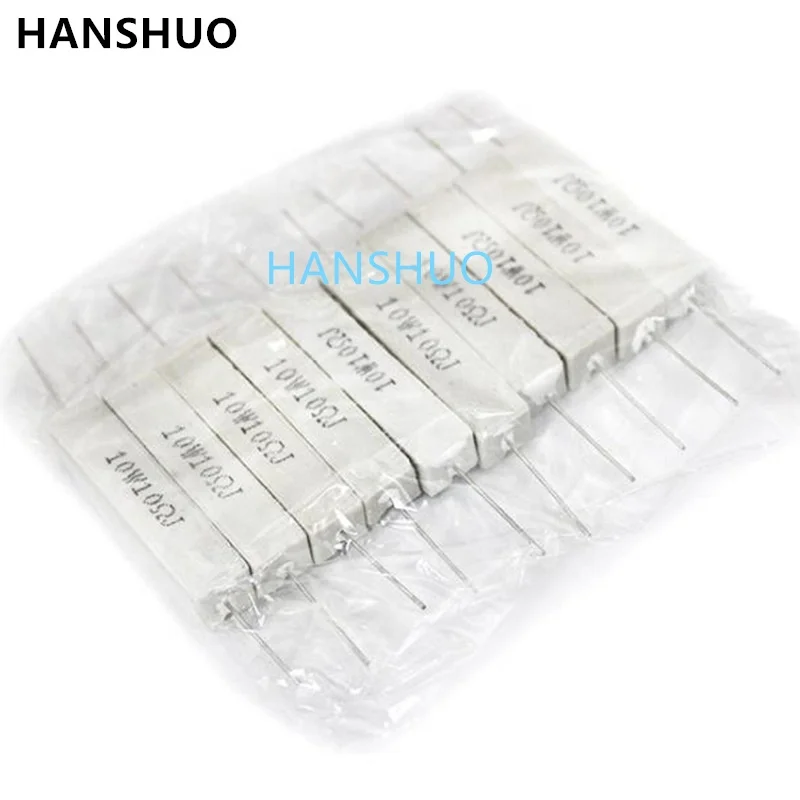 Original SQP Shenzhen High Power Wirewound RX27 Resistor 5W 10W 20W 100W 47 50 100 ohm Ceramic Cement Resistor