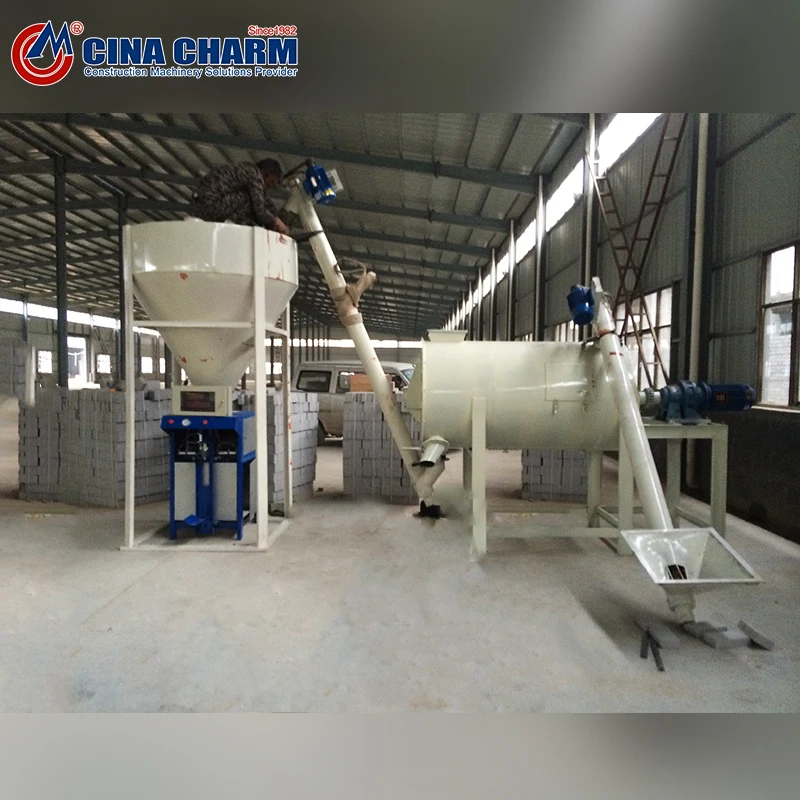 plaster skim coat mix machine 5tph Dry Mortar Production Line