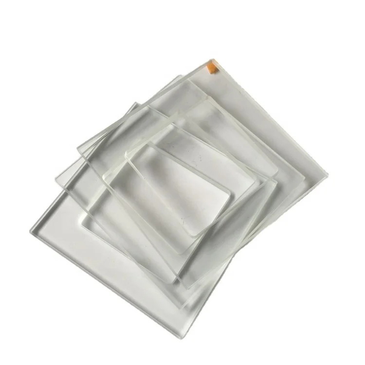 Glass factory customized One way switch transparent glass for touch screen light switch panel