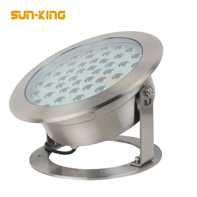 DMX512 контроль погружная подводная декоративная лампа из нержавеющей стали 36 Вт 48 Вт Светодиодная rgbw лампа для бассейна