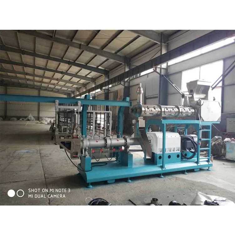 Twin Screw Extruder Floating Trout Fish Feed Pellet Machine Fish Feed Production Plant
