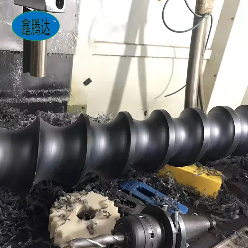 CNC machining feed plastic screw auger for filling machine
