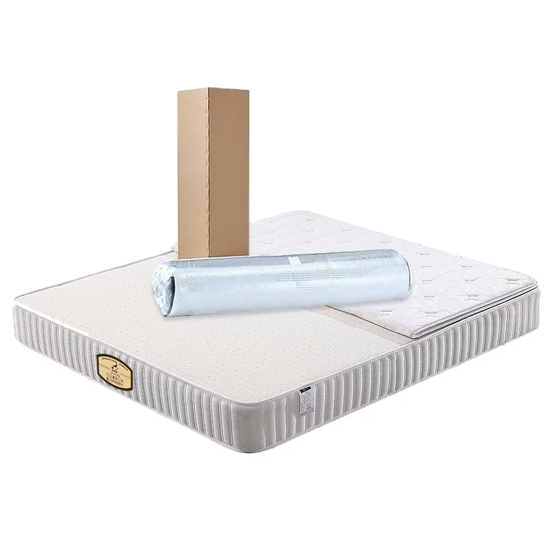 New Arrivals Wholesale Compressed King Size Square Foam king size  bed roll pack bamboo  mattress in a box